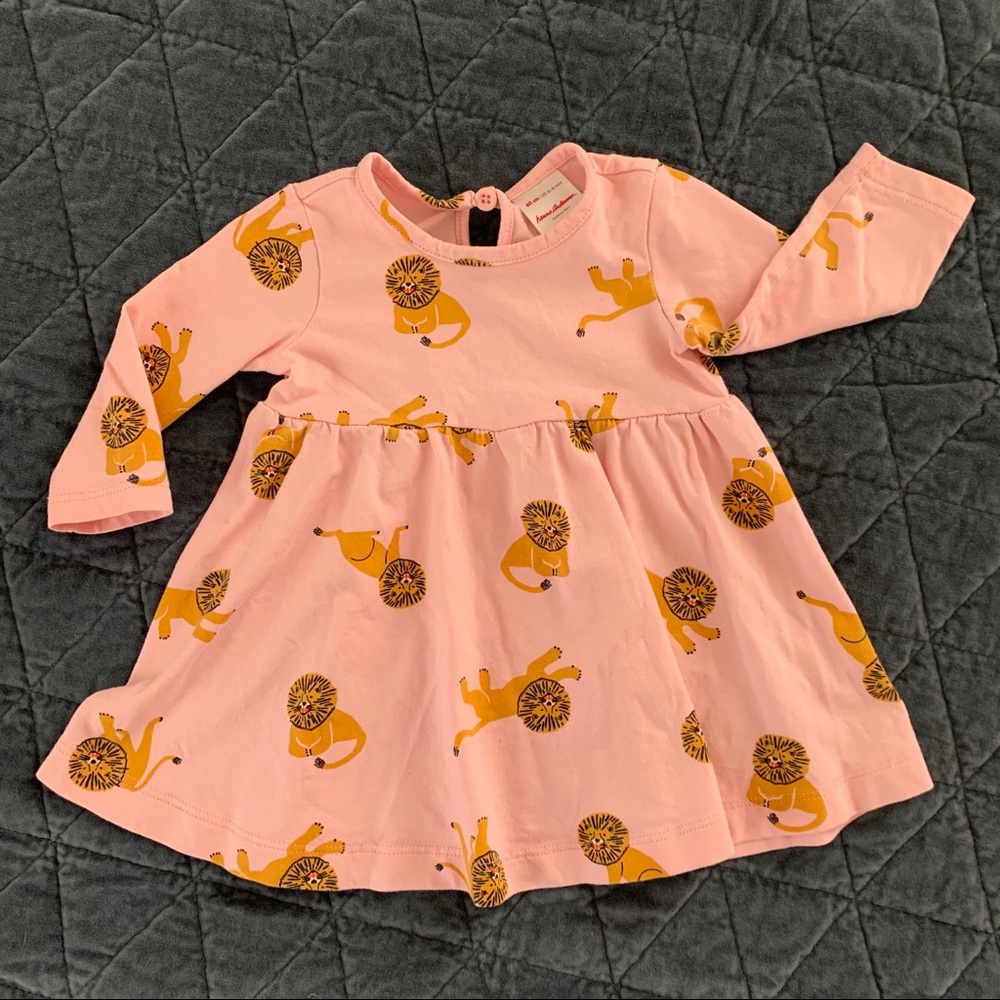Hanna Andersson Pink Lion Dress